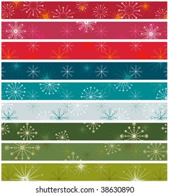 Retro-Weihnachtsrahmen-Set