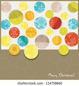 Retro Christmas Card