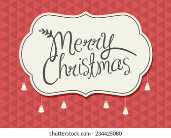 retro christmas card
