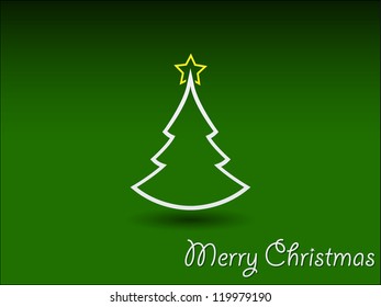retro Christmas card template