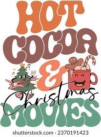 Retro-Weihnachtsdesign, Weihnachtsbundchen, Weihnachten-SVG, Weihnachtsschmuck,