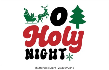 Retro Christmas Design, Retro Christmas SVG Design Template, Christmas Retro SVG Bundle