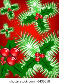 retro christmas elements