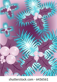 retro christmas elements