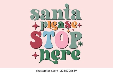 Retro Christmas EPS Bundle, Single design