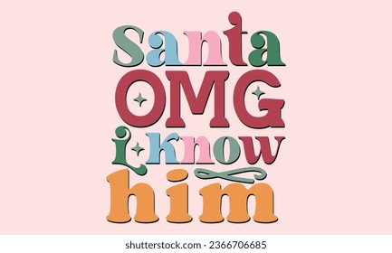 Retro Christmas EPS Bundle, Single design