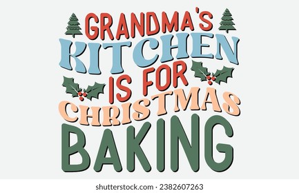 Retro , Christmas kitchen towels, EPS Bundle