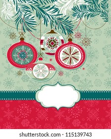 Retro Christmas Ornaments