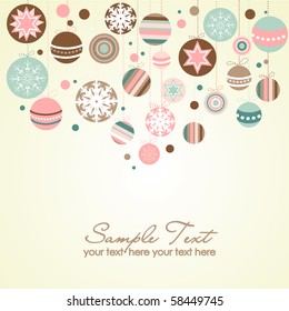 Retro Christmas Ornaments