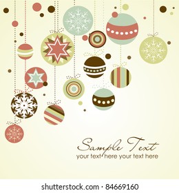 Retro Christmas Ornaments