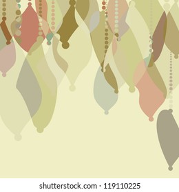 Retro Christmas ornaments.  + EPS8 vector file