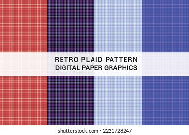 Gráfico del patrón retro de plástico de plástico de plástico de plástico