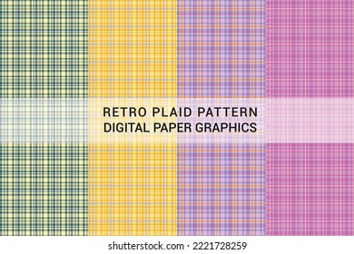 Gráfico del patrón retro de plástico de plástico de plástico de plástico
