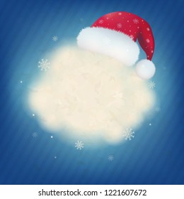 Retro Christmas Postcard With Gradient Mesh, Vector Illustration
