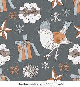 retro christmas seamless