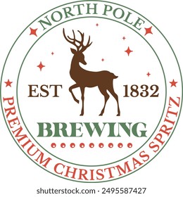 Retro Christmas Sign sublimation Design