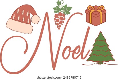 Retro Christmas Sublimation Design  Bundle