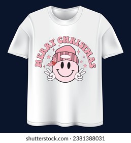 Retro Christmas Sublimation Design EPS