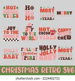 Retro Christmas SVG Bundle DESIGN svg