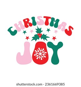 Retro Christmas SVG Design, typography, t-shirt, retro, sublimation, sticker, SVG Design,