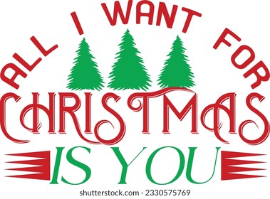Retro Christmas Svg Vektordesign