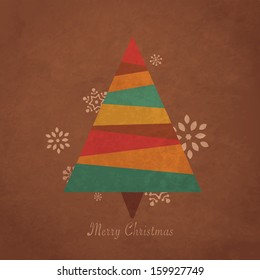Retro Christmas tree
