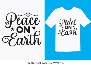 Retro Christmas T-shirt Design, Retro Christmas Quotes Design, Retro Christmas T-shirt Design Template. 
