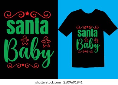 Retro Christmas T-shirt Design, Retro Christmas Quotes Design, Retro Christmas T-shirt Design Template. 