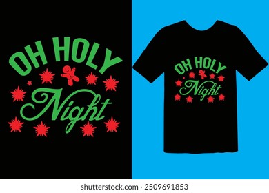 Retro Christmas T-shirt Design, Retro Christmas Quotes Design, Retro Christmas T-shirt Design Template. 