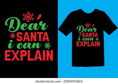 Retro Christmas T-shirt Design, Retro Christmas Quotes Design, Retro Christmas T-shirt Design Template. 