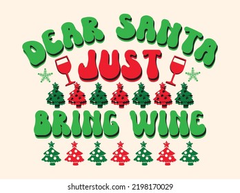 Archivo vectorial de diseño de camisetas de navidad retro