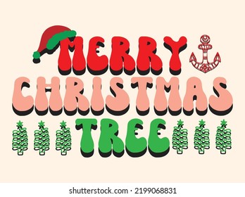 Retro Christmas t-shirt design  vector file