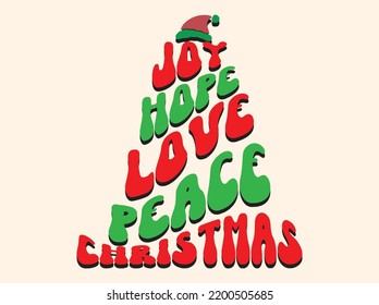 Retro christmas t-shirt design vector file