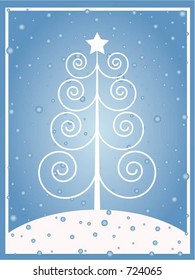 Retro Christmas - vector
