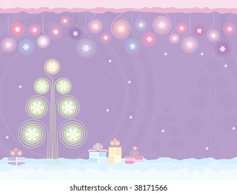 Retro christmas vector background. Christmas vector collection.