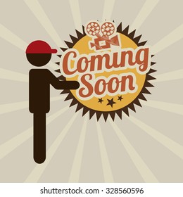 retro cinema design, vector illustration eps10 graphic 
