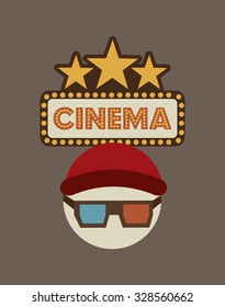 retro cinema design, vector illustration eps10 graphic 
