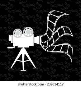 Retro cinema icon