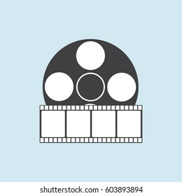 Retro cinema icon