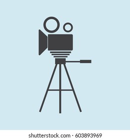 Retro cinema icon