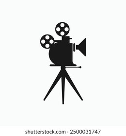Retro cinema icon vector illustration