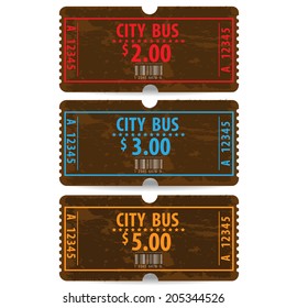 Retro cinema ticket.