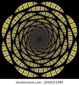 Retro Circle Design Muster für Ihre Design-Idee