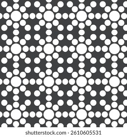 Retro Circle Dot Seamless Pattern	
