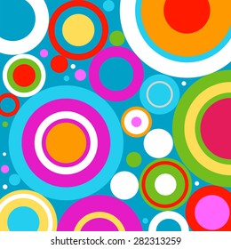 retro circles
