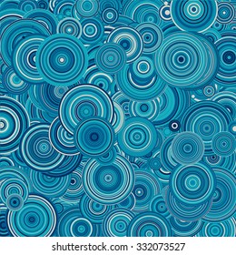 Retro circles backgrounds - vector illustration 