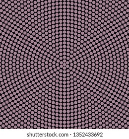 Retro circular dot pattern background - abstract vector design