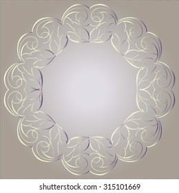 retro circular ornament
