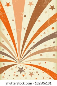 A retro circus background for a poster