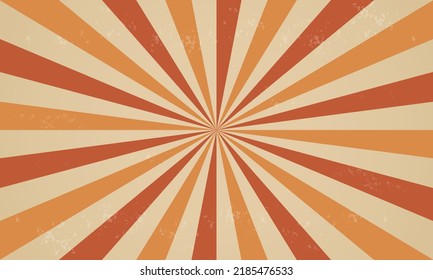 Retro circus background with rays or stripes in the center. Sunburst.